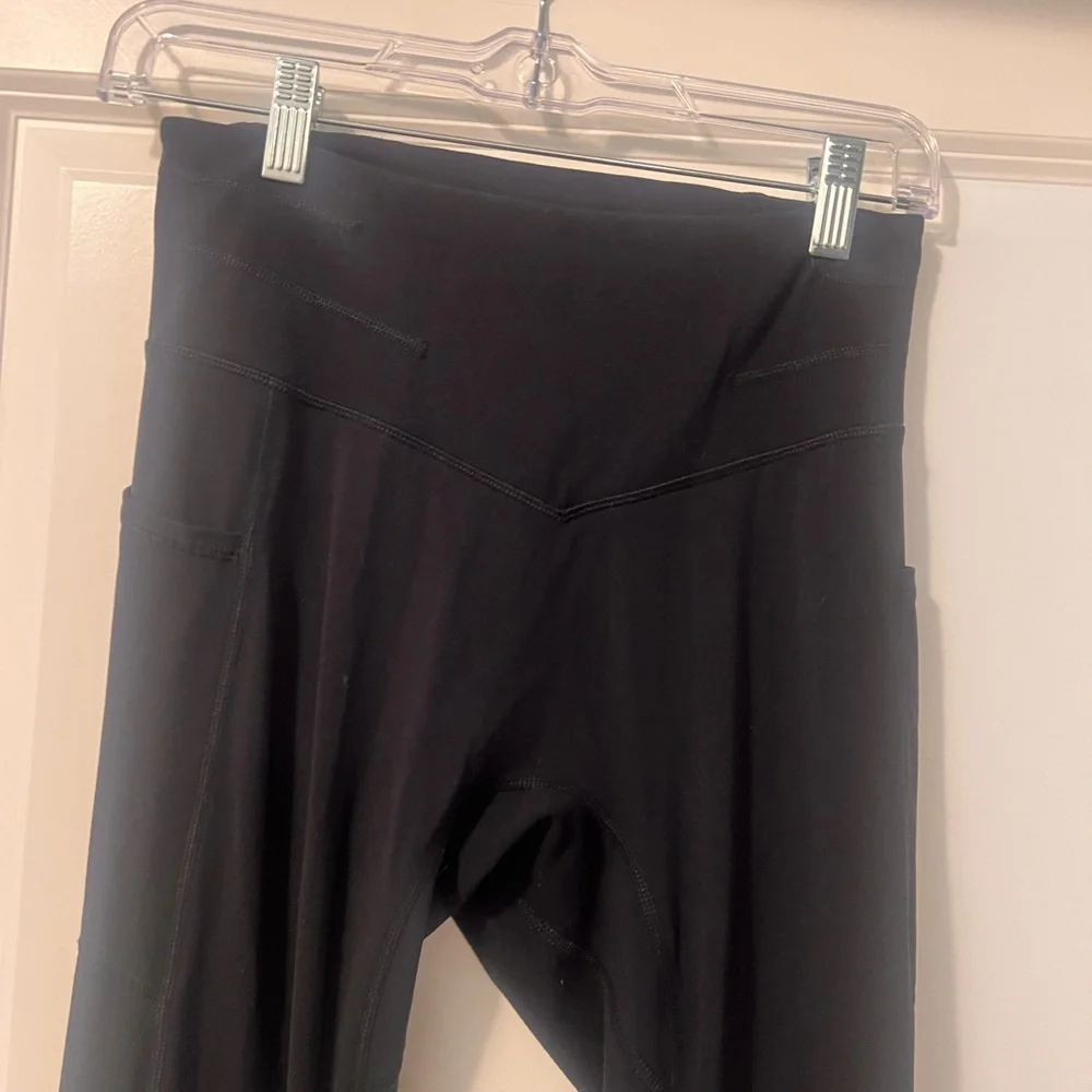 Free People Movement Black Flare Leggings Yoga Pants Size XS/S